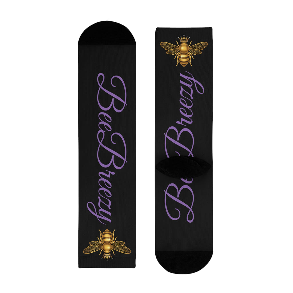 BeeBreezy Black Label Crew Socks