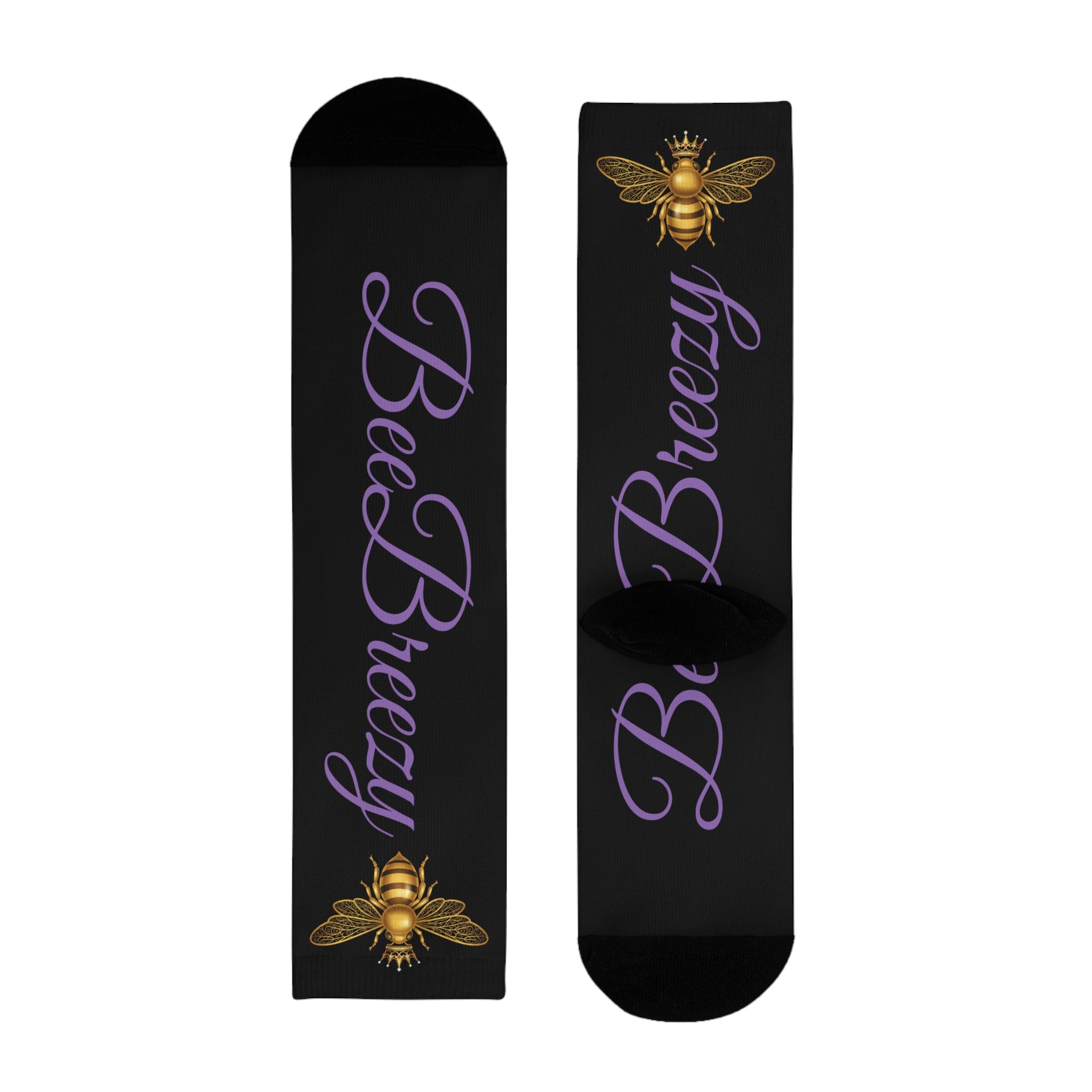 BeeBreezy Black Label Crew Socks