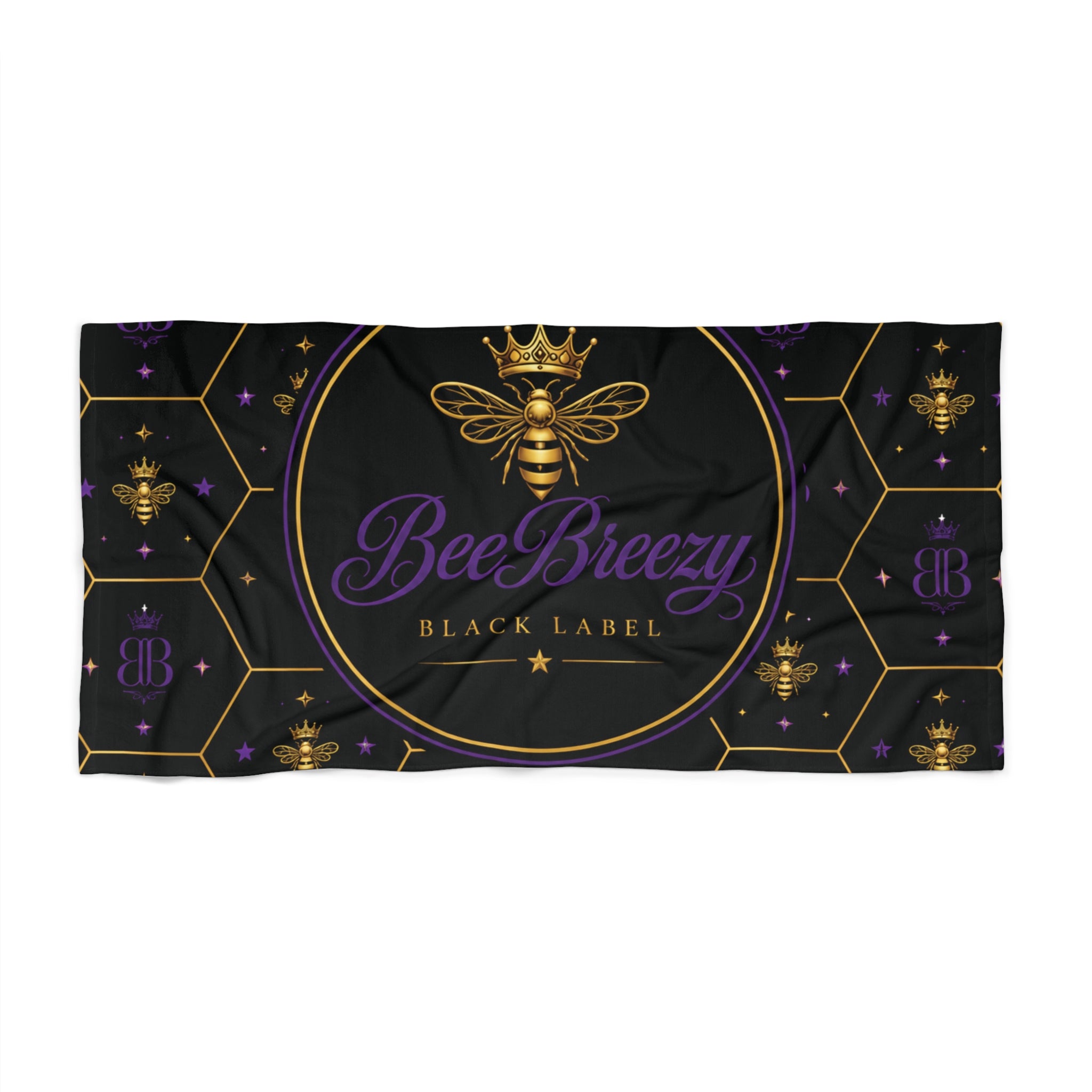 Serviette de luxe couronnée BeeBreezy Black Label