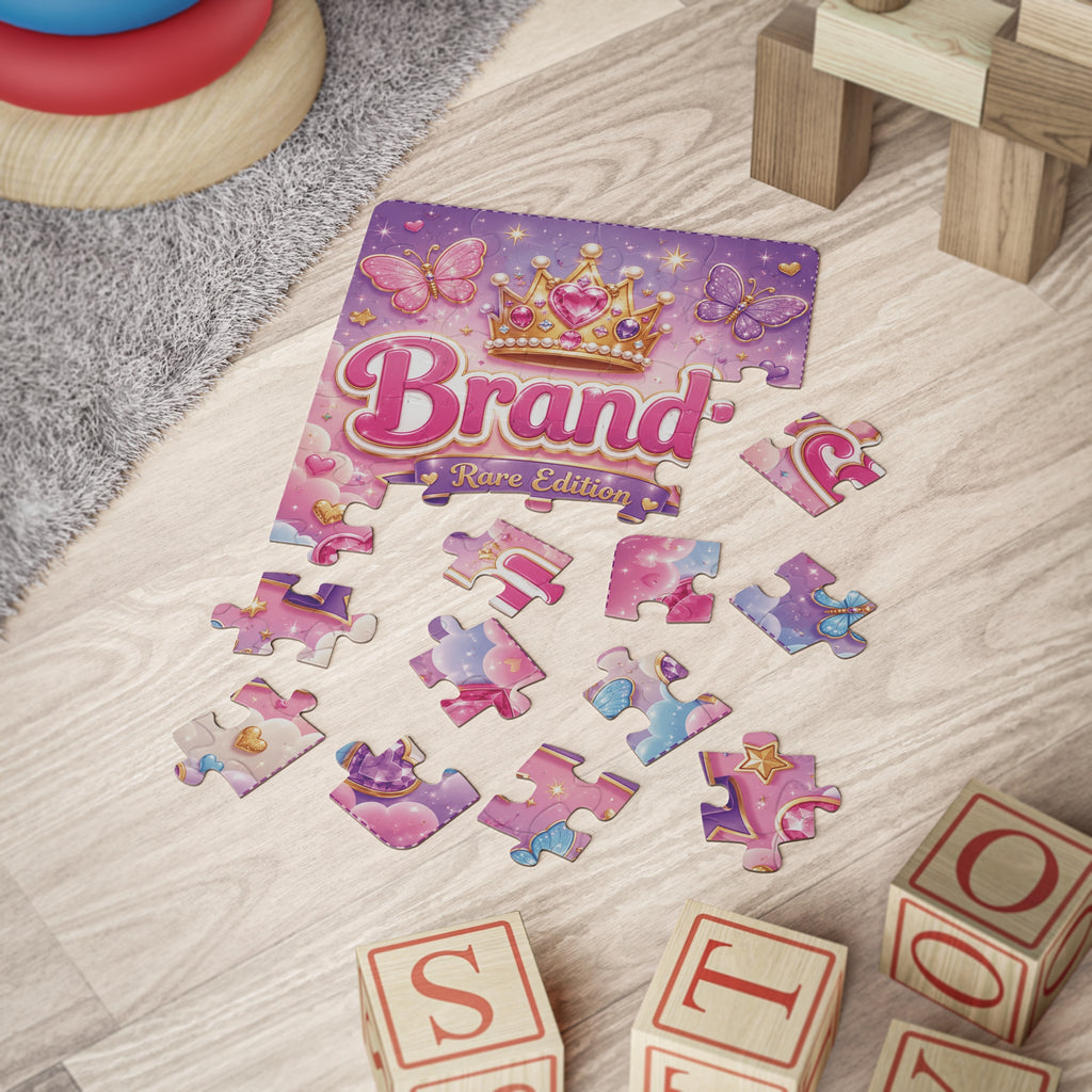 Personalized 'Rare Edition' Kids Puzzle — Custom Name Princess Puzzle (30-Piece)