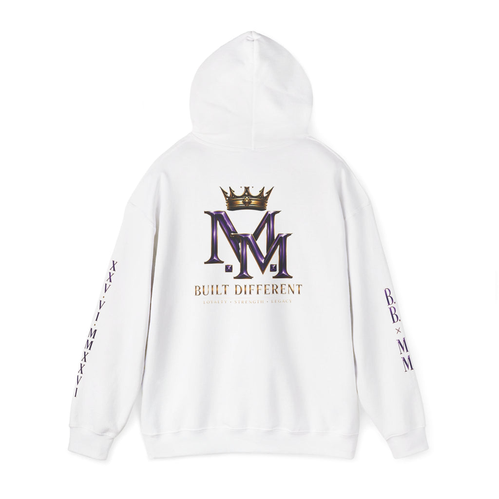 BeeBreezy Black Label Built Different Crown Hoodie