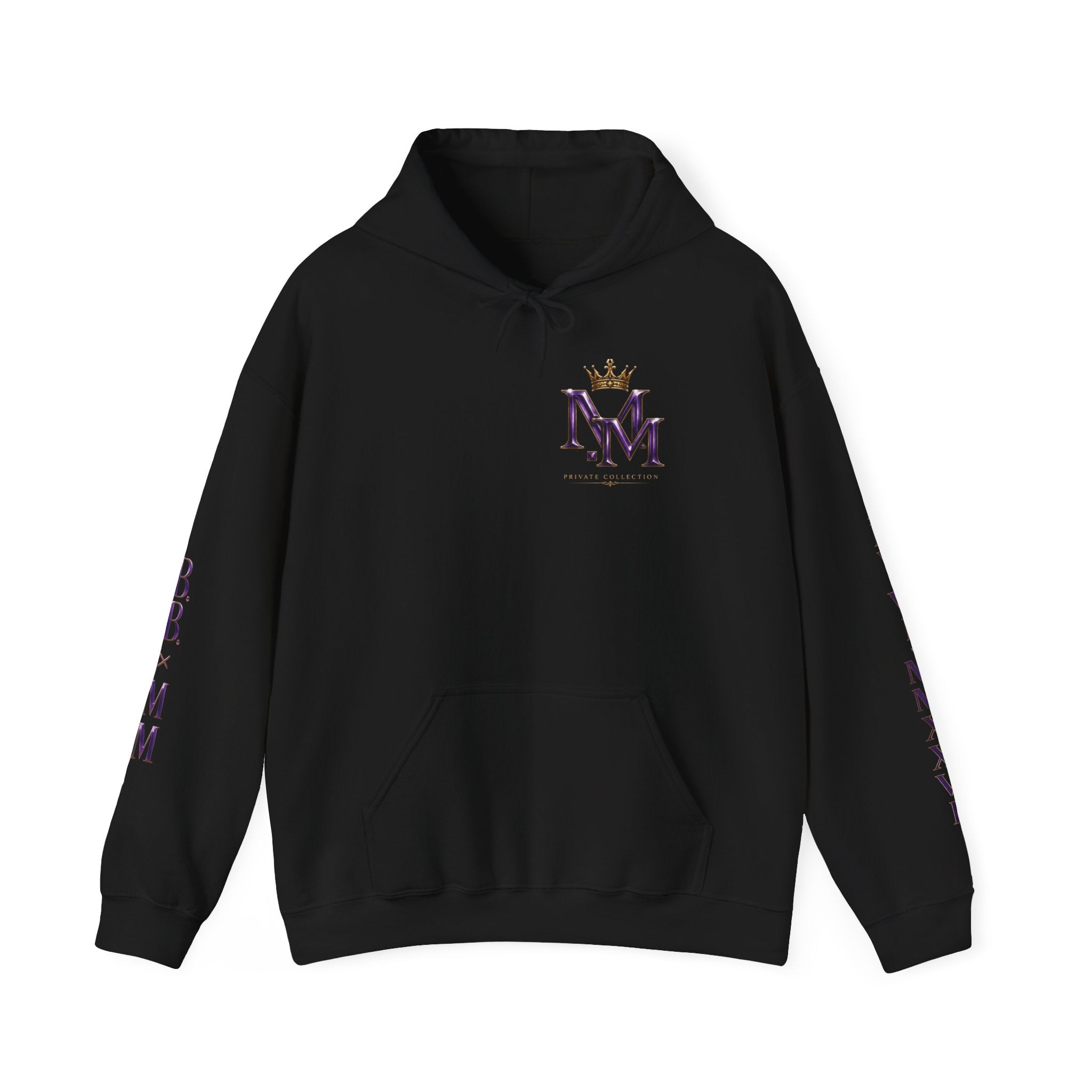 BeeBreezy Black Label Built Different Crown Hoodie