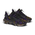 BeeBreezy Black Label Purple Flame Women’s Mesh Sneakers