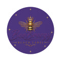 BeeBreezy Black Label Crowned Bee Round Rug