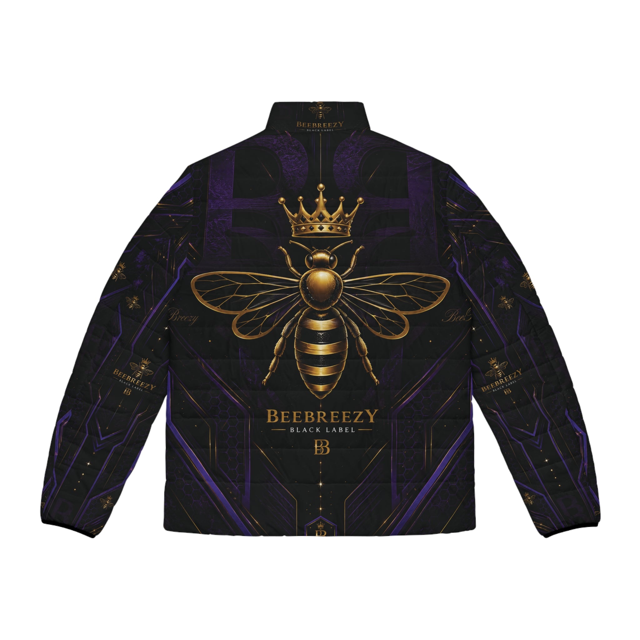 BeeBreezy Black Label Royal Hive Puffer Jacket – Men’s