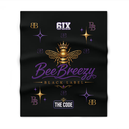 BeeBreezy Black Label The Code Blanket - Luxury home decor rapper merch