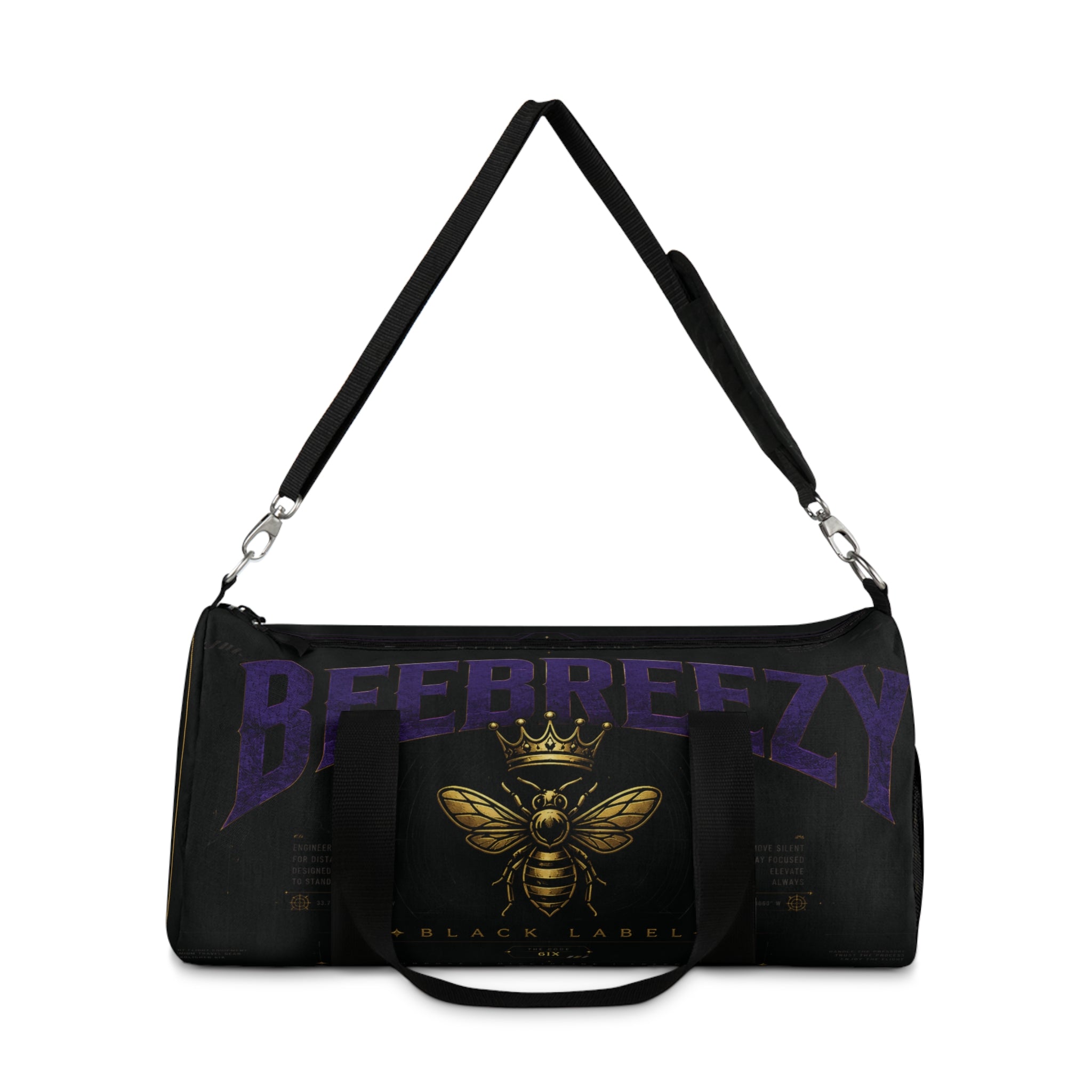 BeeBreezy Black Label “Packed Different” Duffel Bag