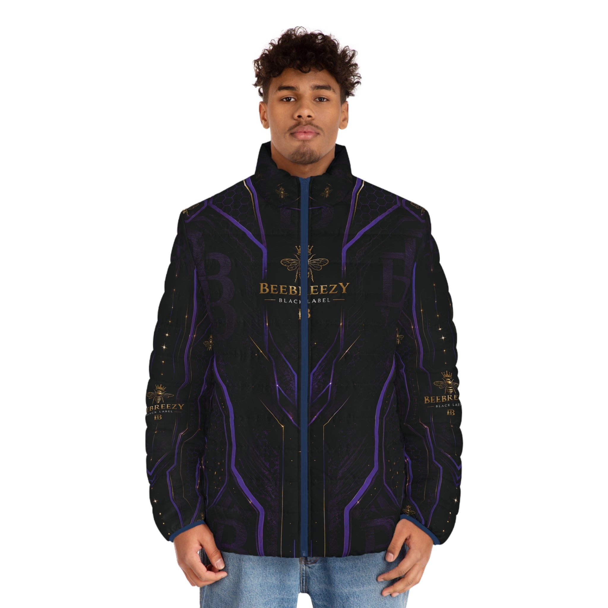 BeeBreezy Black Label Royal Hive Puffer Jacket – Men’s
