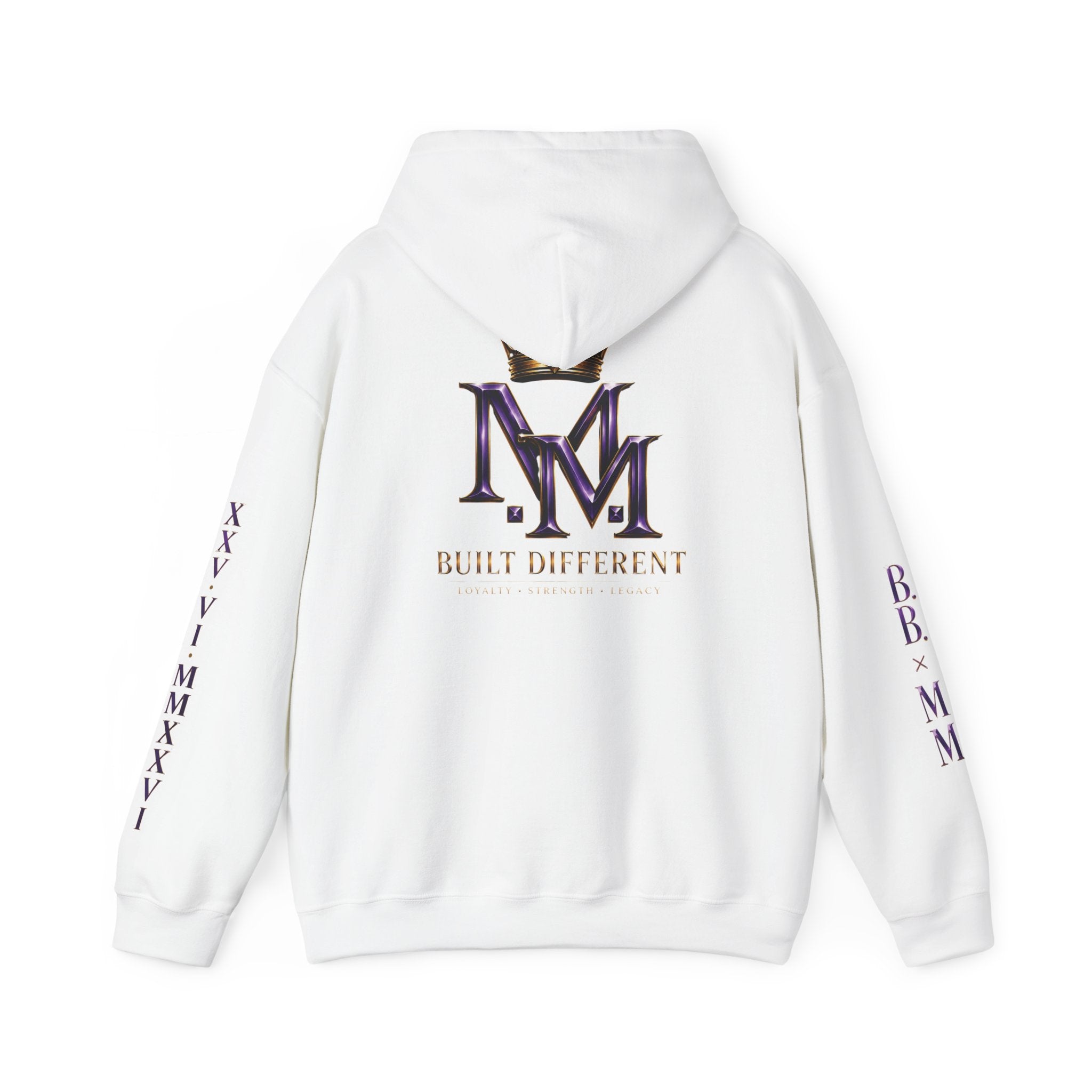 BeeBreezy Black Label Built Different Crown Hoodie