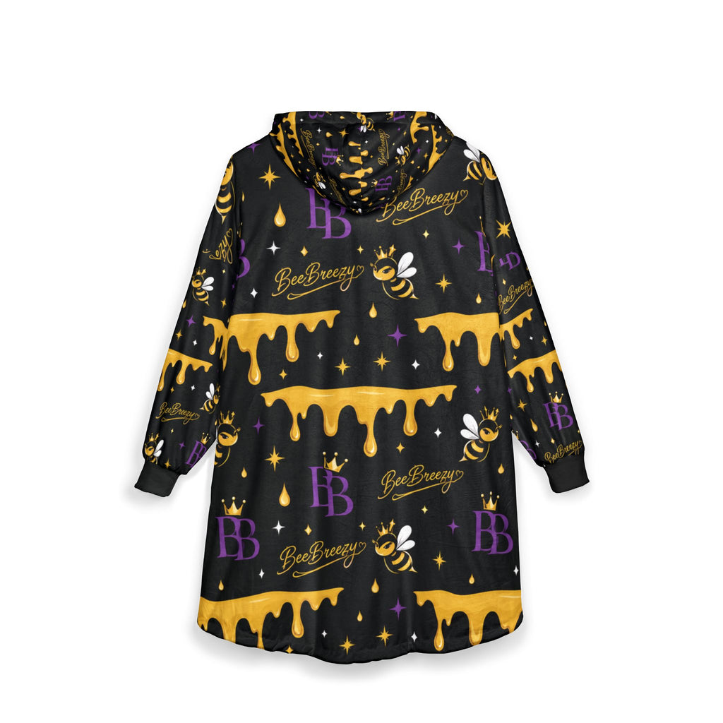 BeeBreezy Black Label Honey Drip Hooded Blanket