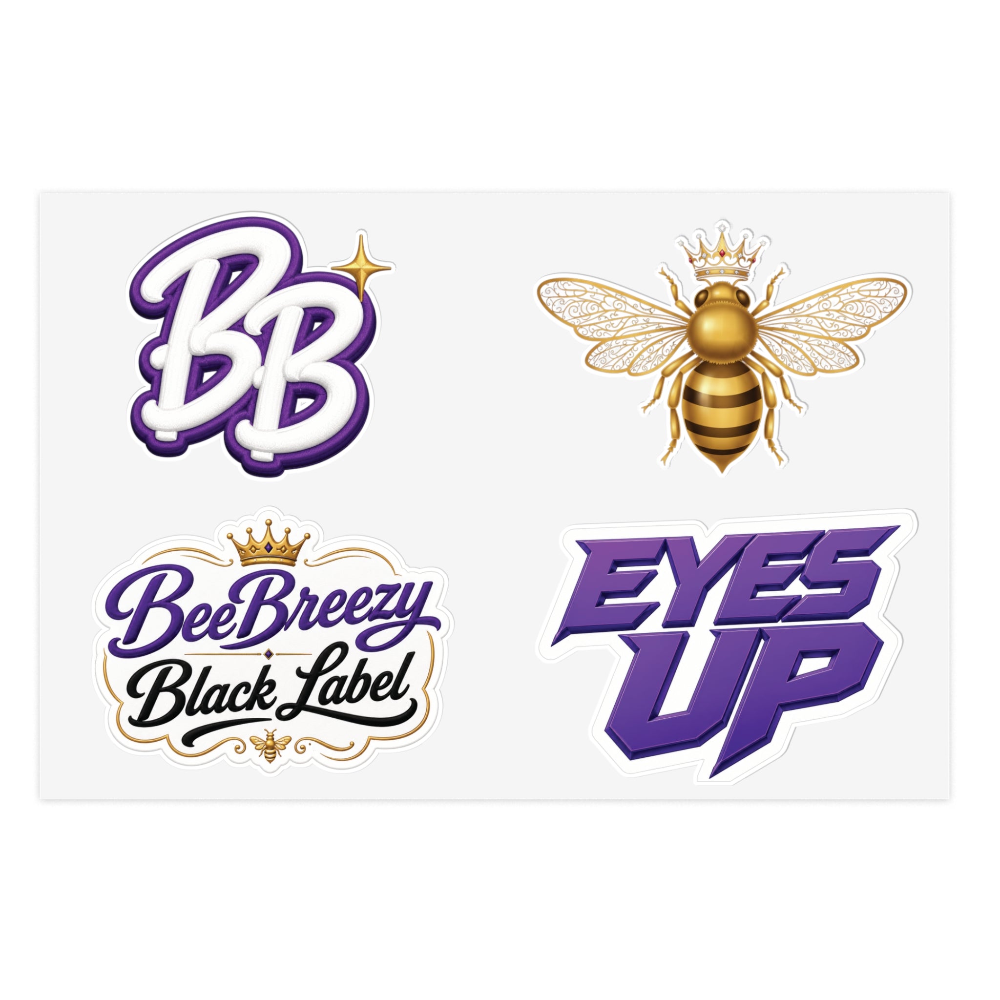 BeeBreezy Holographic Sticker Pack