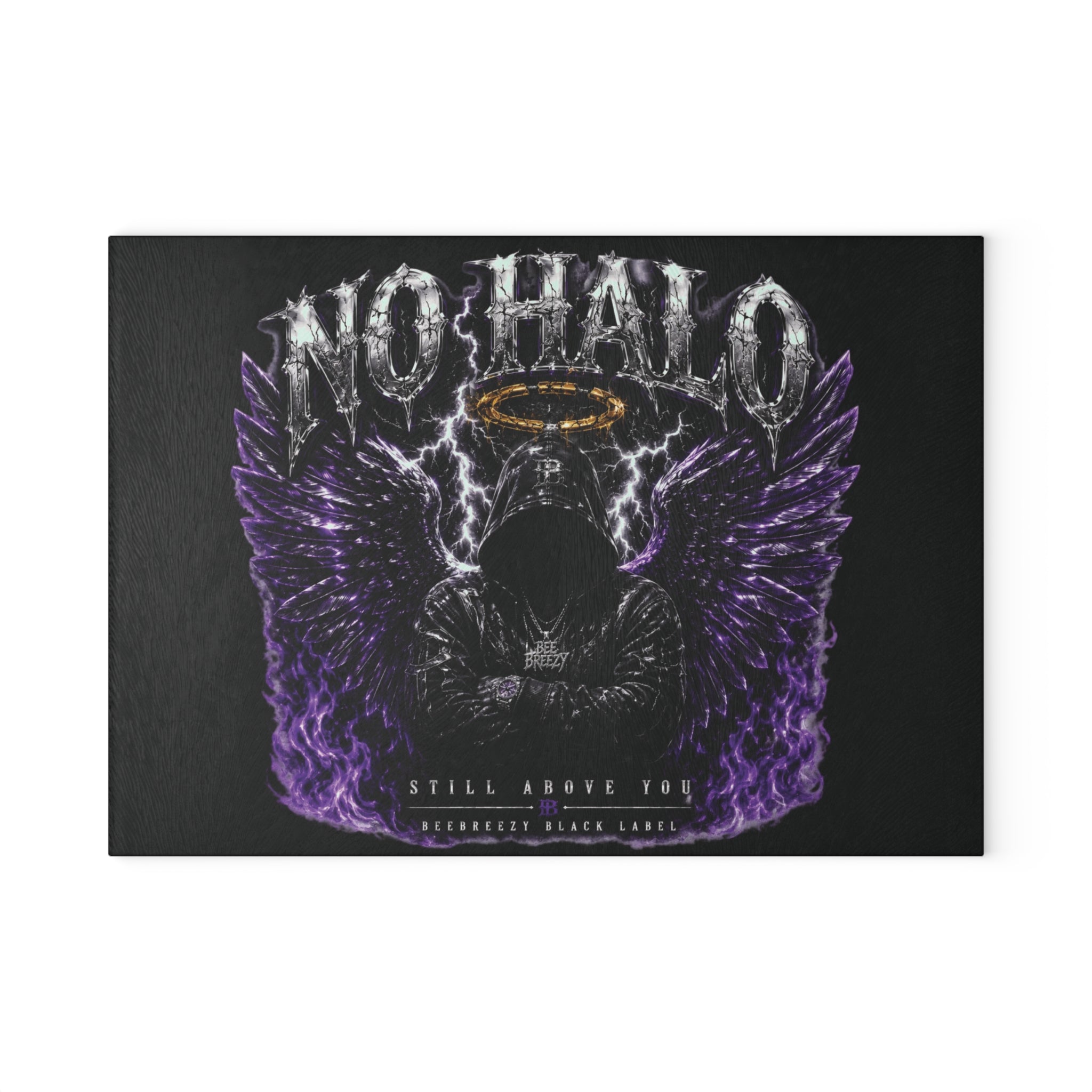 BeeBreezy Black Label “No Halo” Glass Cutting Board