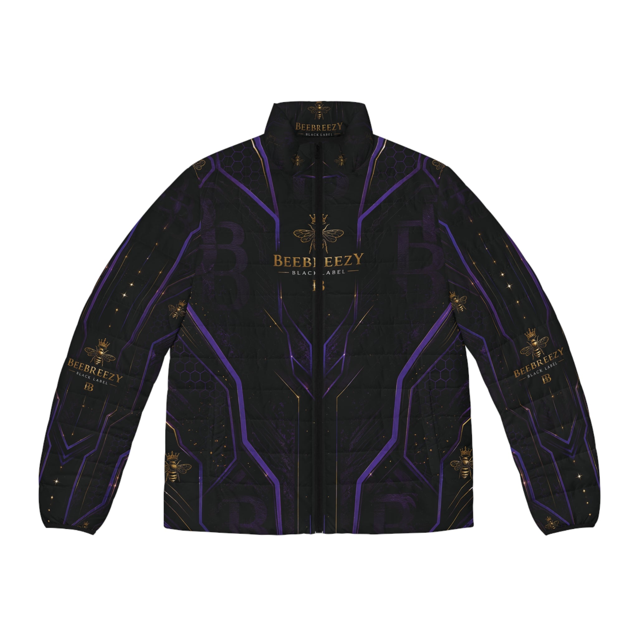 BeeBreezy Black Label Royal Hive Puffer Jacket – Men’s