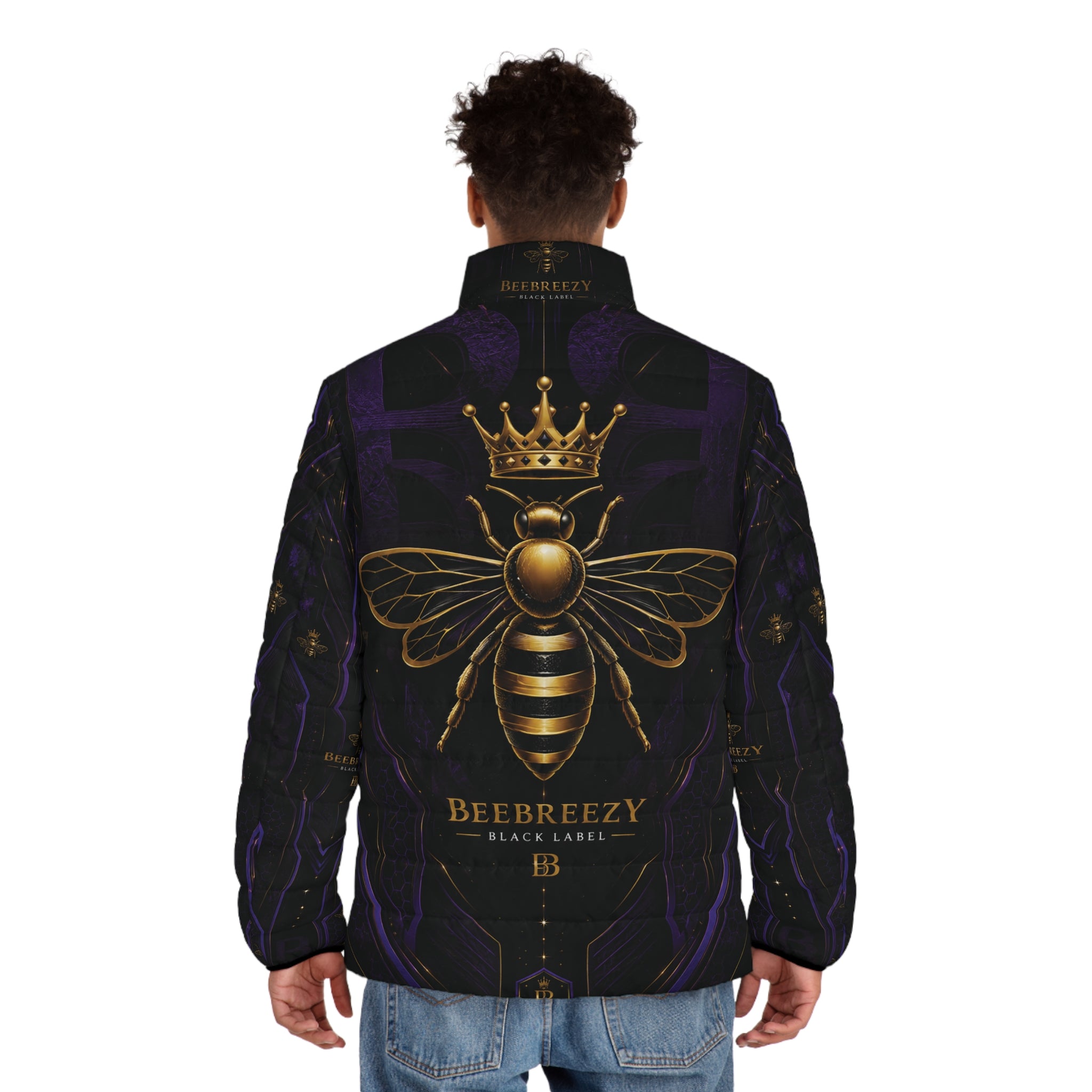 BeeBreezy Black Label Royal Hive Puffer Jacket – Men’s