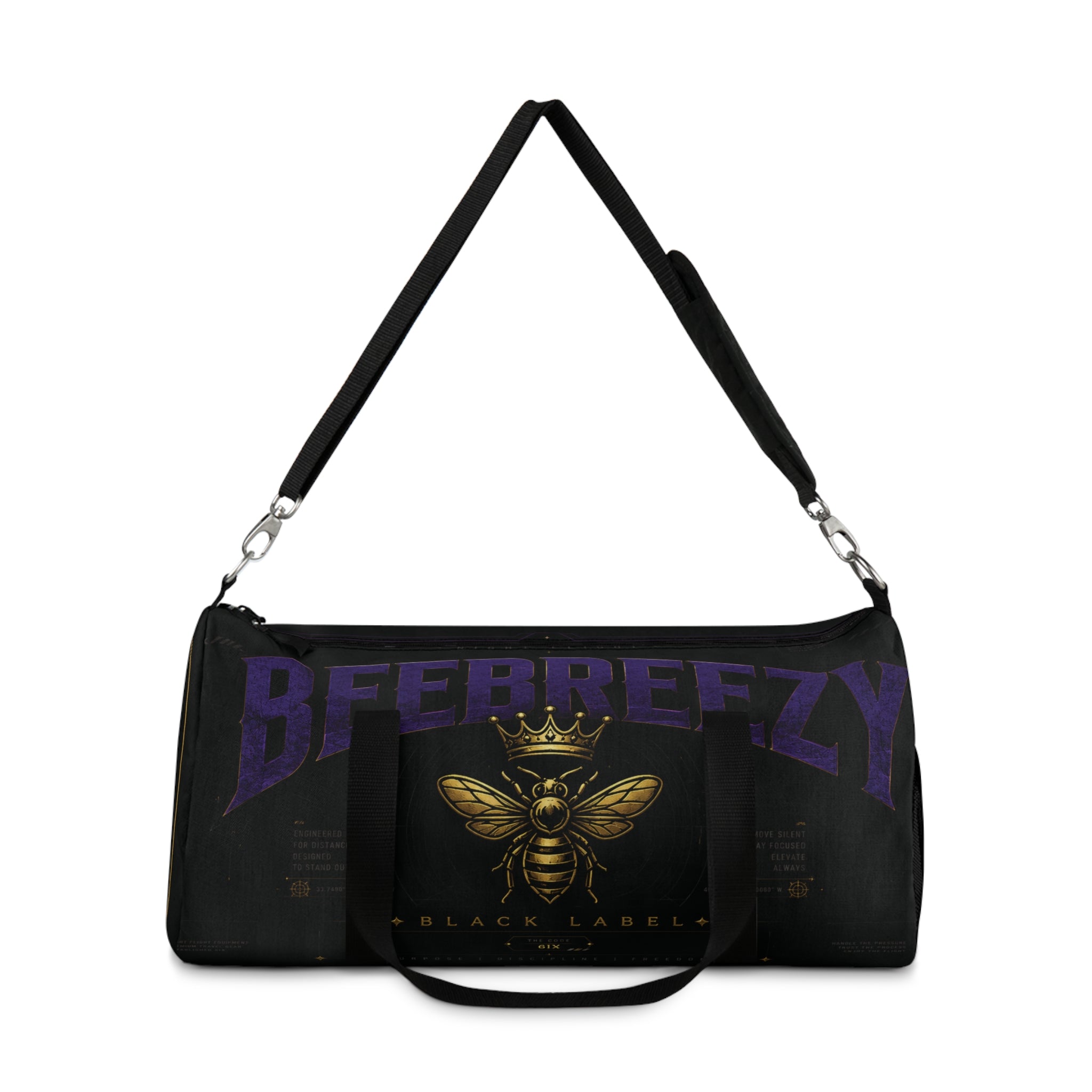 BeeBreezy Black Label “Packed Different” Duffel Bag