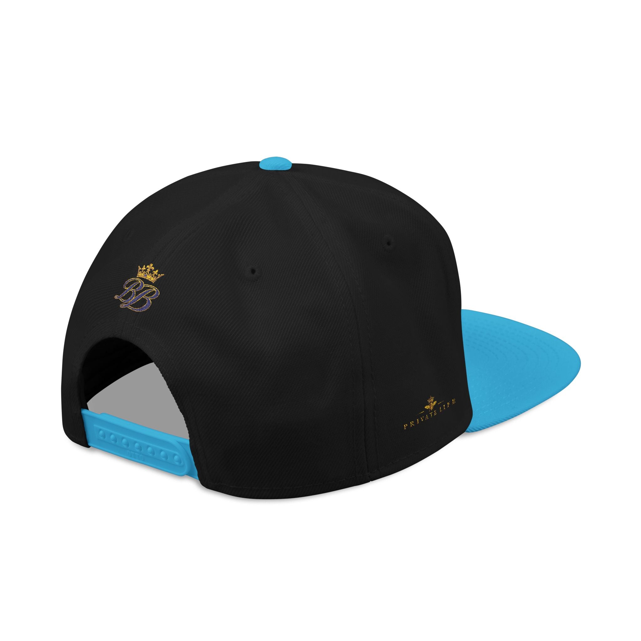 BeeBreezy Black Label Crowned Bee Embroidered Snapback Hat