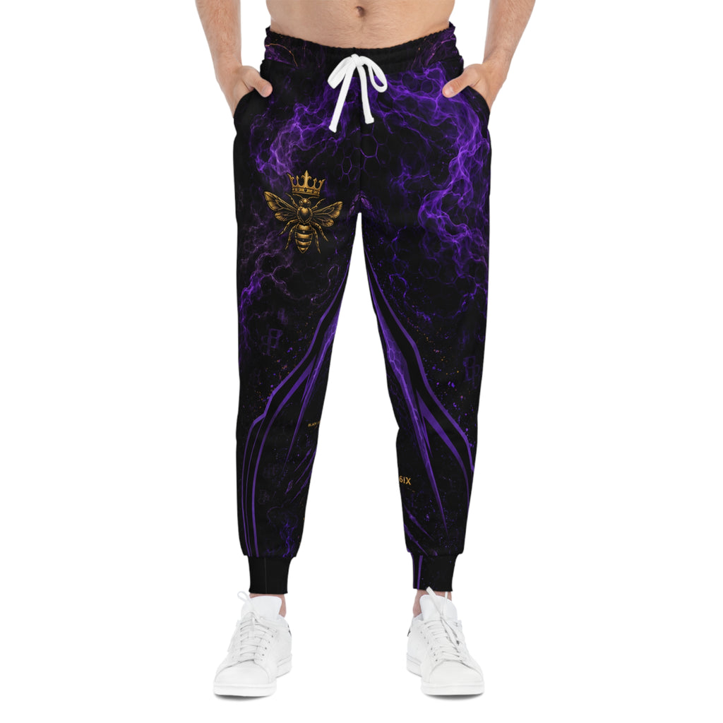 Royal Smoke Athletic Joggers | BeeBreezy Black Label