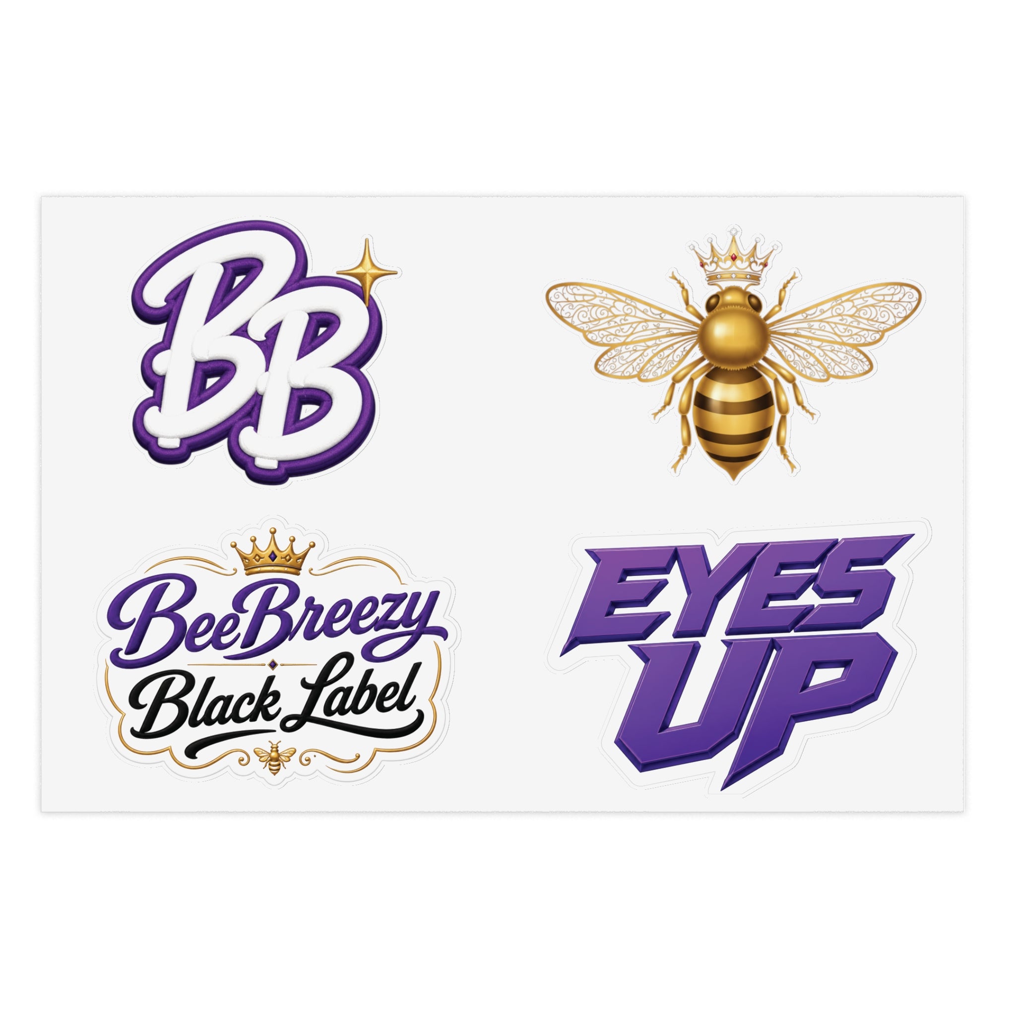 Pack d'autocollants holographiques BeeBreezy