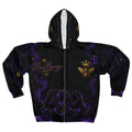 BeeBreezy Black Label Purple Storm Zip Hoodie – Unisex