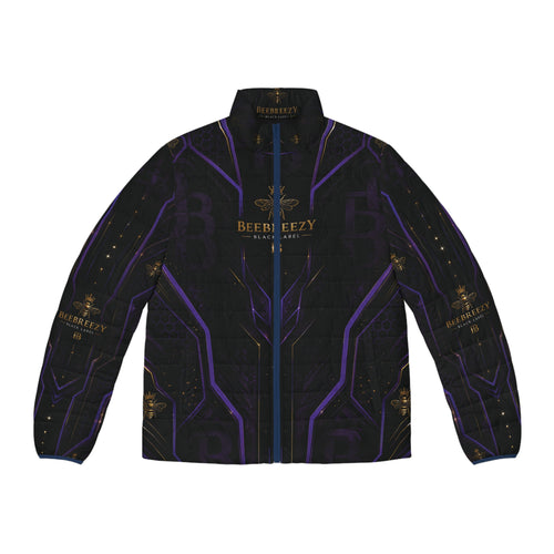 BeeBreezy Black Label Royal Hive Puffer Jacket - Luxury streetwear