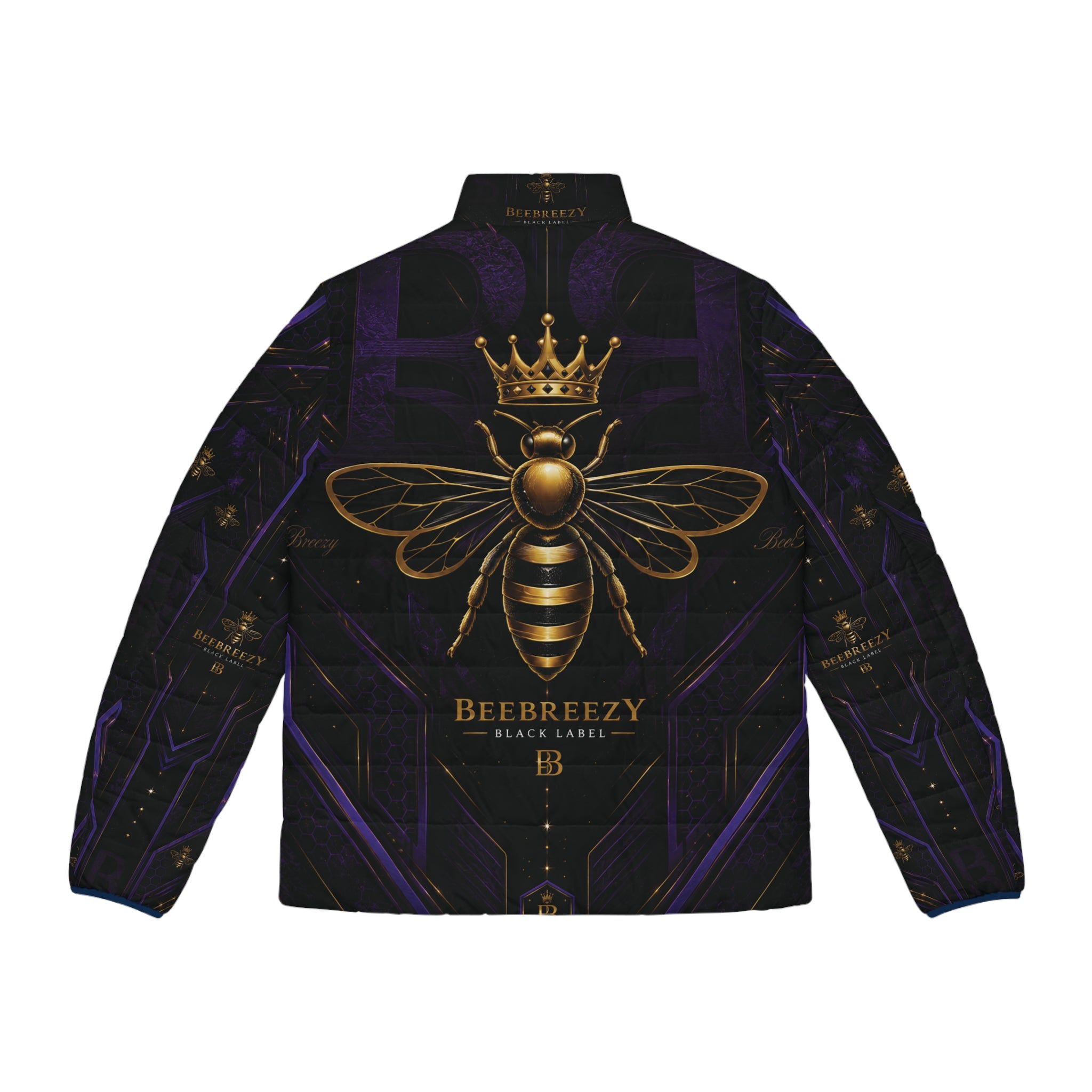 BeeBreezy Black Label Royal Hive Puffer Jacket – Men’s