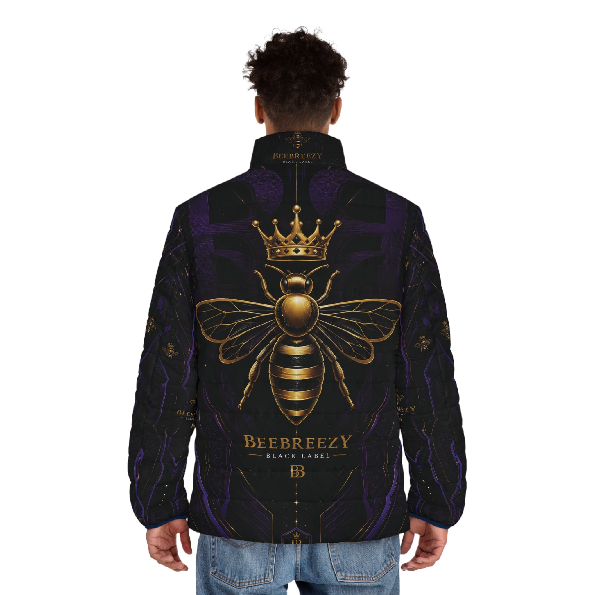 BeeBreezy Black Label Royal Hive Puffer Jacket – Men’s