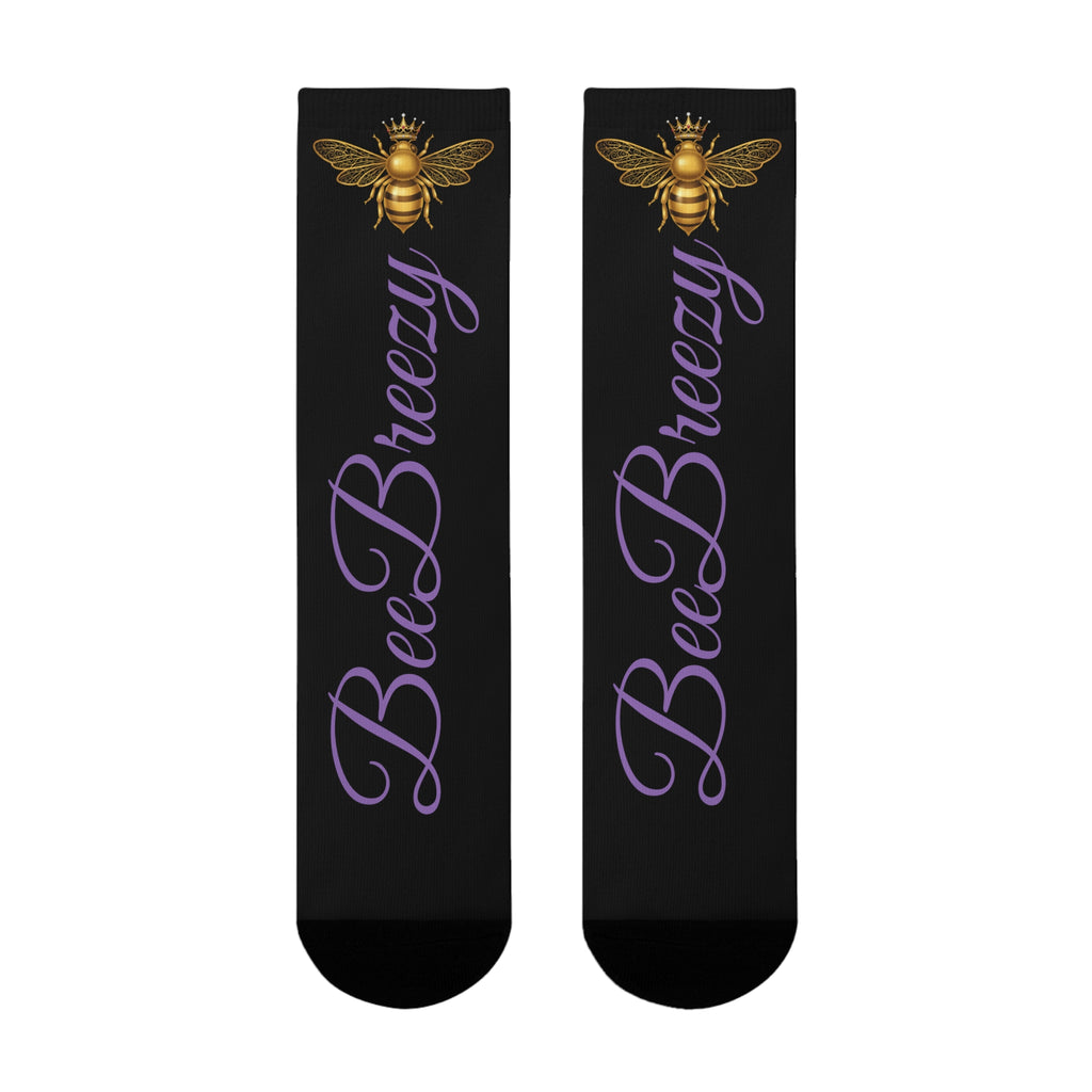 BeeBreezy Black Label Crew Socks