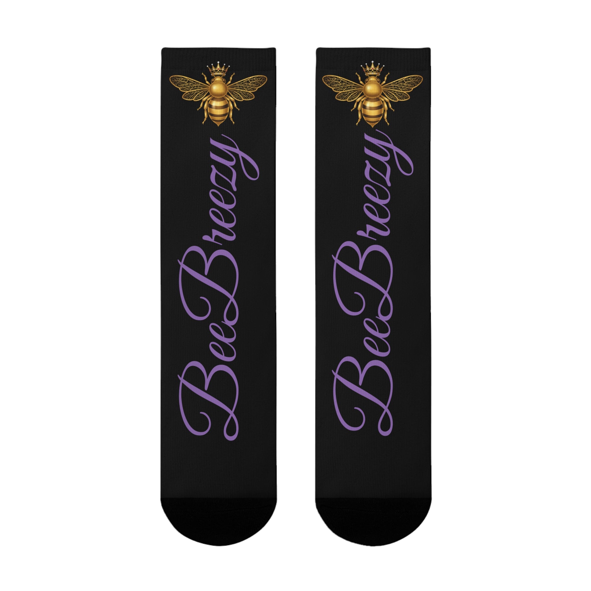BeeBreezy Black Label Crew Socks