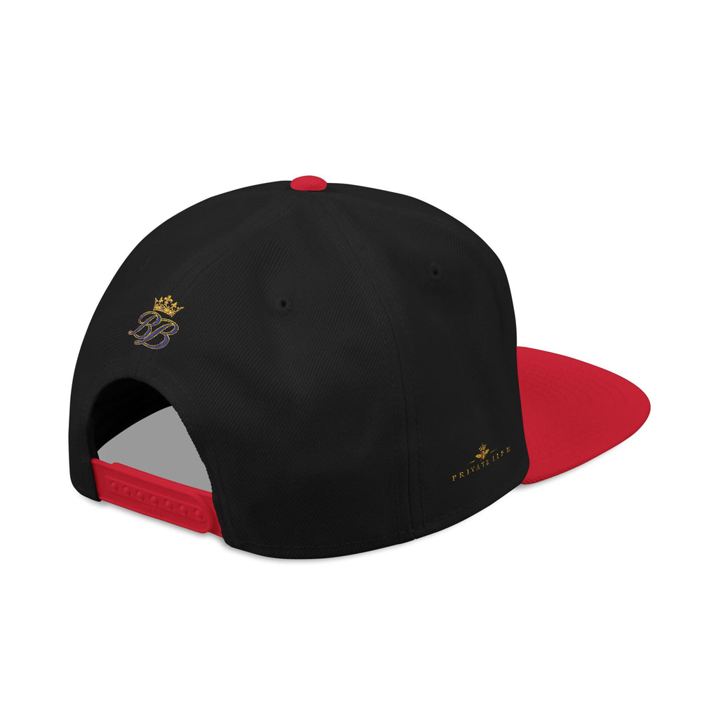 BeeBreezy Black Label Crowned Bee Embroidered Snapback Hat