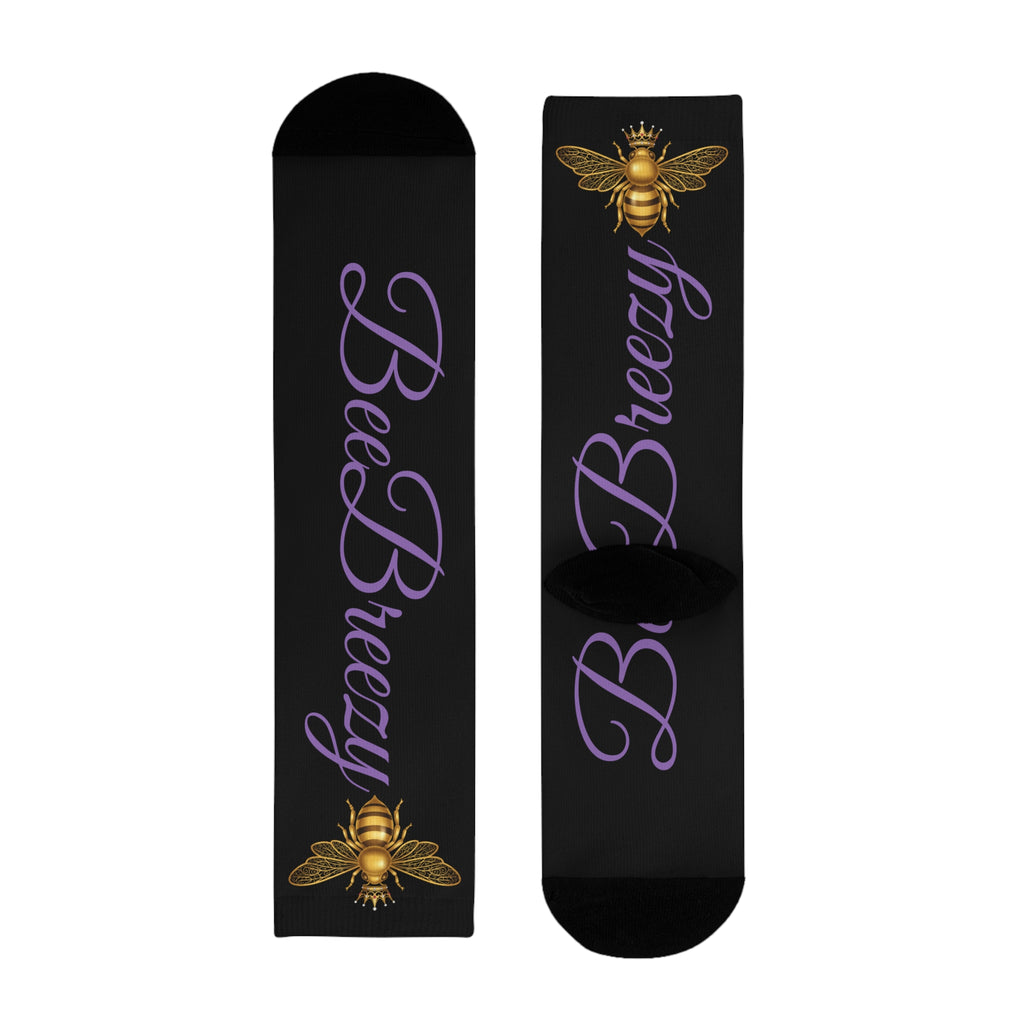 BeeBreezy Black Label Crew Socks