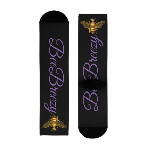 BeeBreezy Black Label Crew Socks