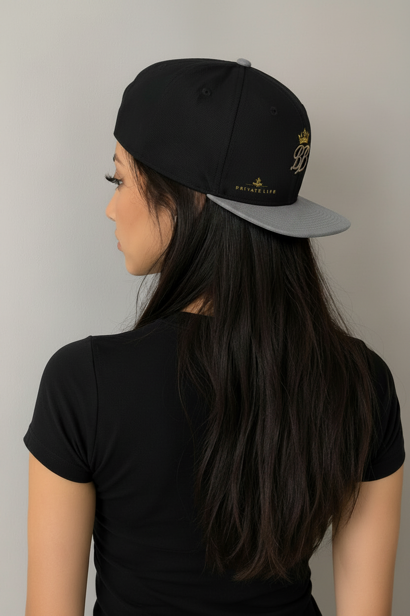 Casquette brodée BeeBreezy Black Label Couronnée