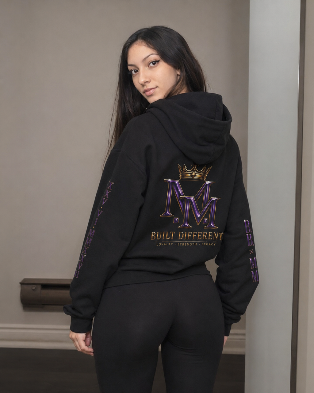 Built Different Crown Hoodie