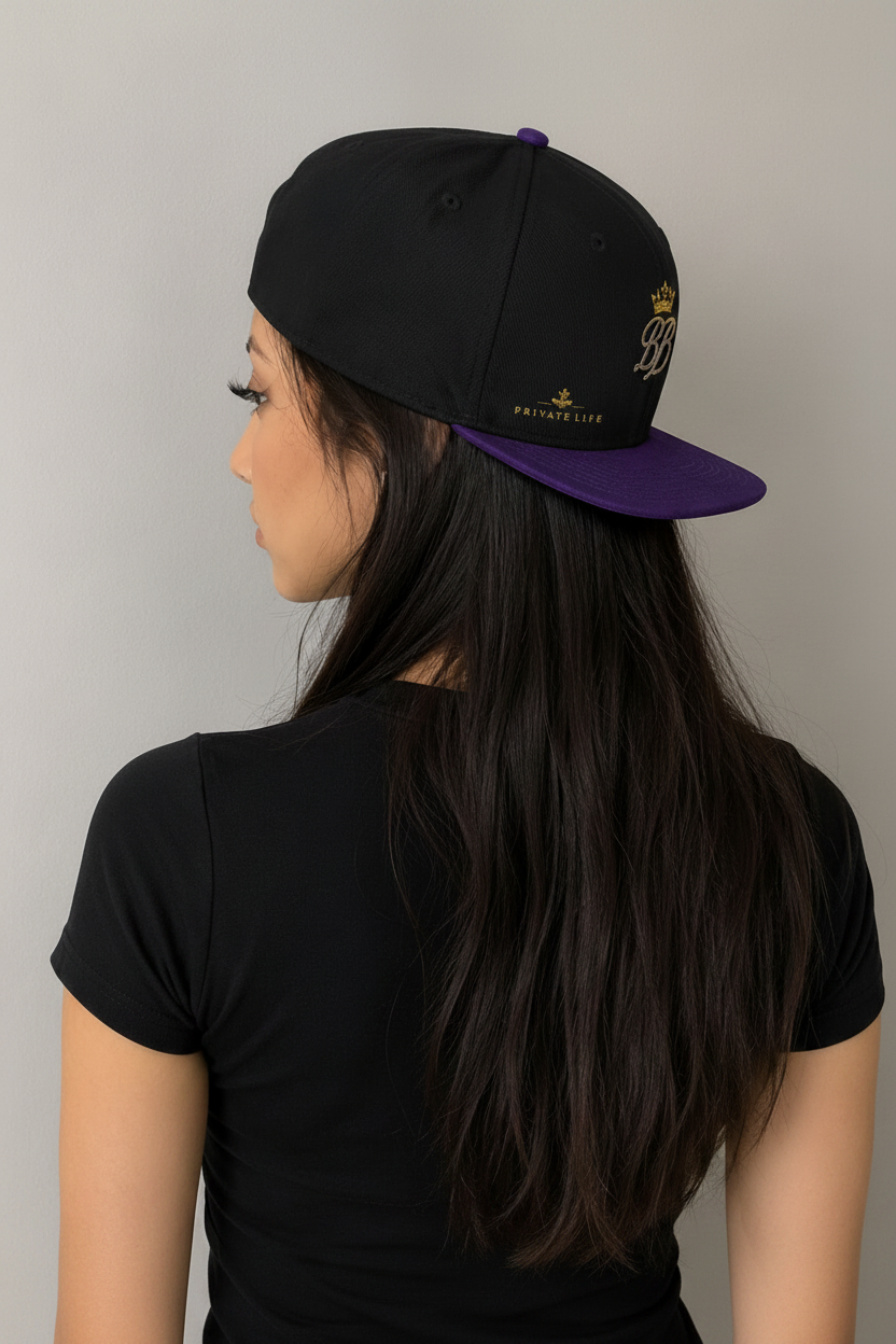 Casquette brodée BeeBreezy Black Label Couronnée