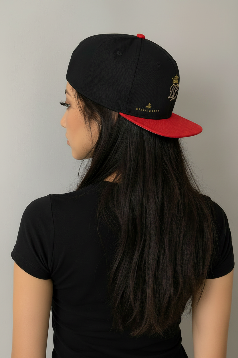 Casquette brodée BeeBreezy Black Label Couronnée